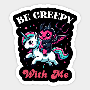 Creep With Me - Goth Valentines Sticker